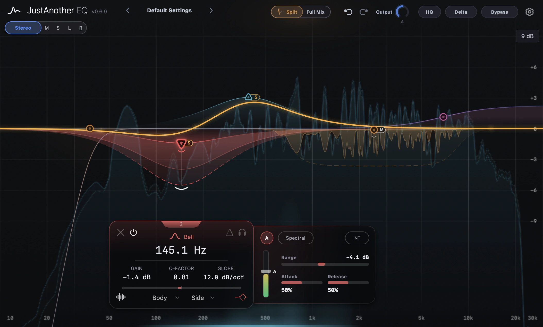 JustAnother EQ plugin interface
