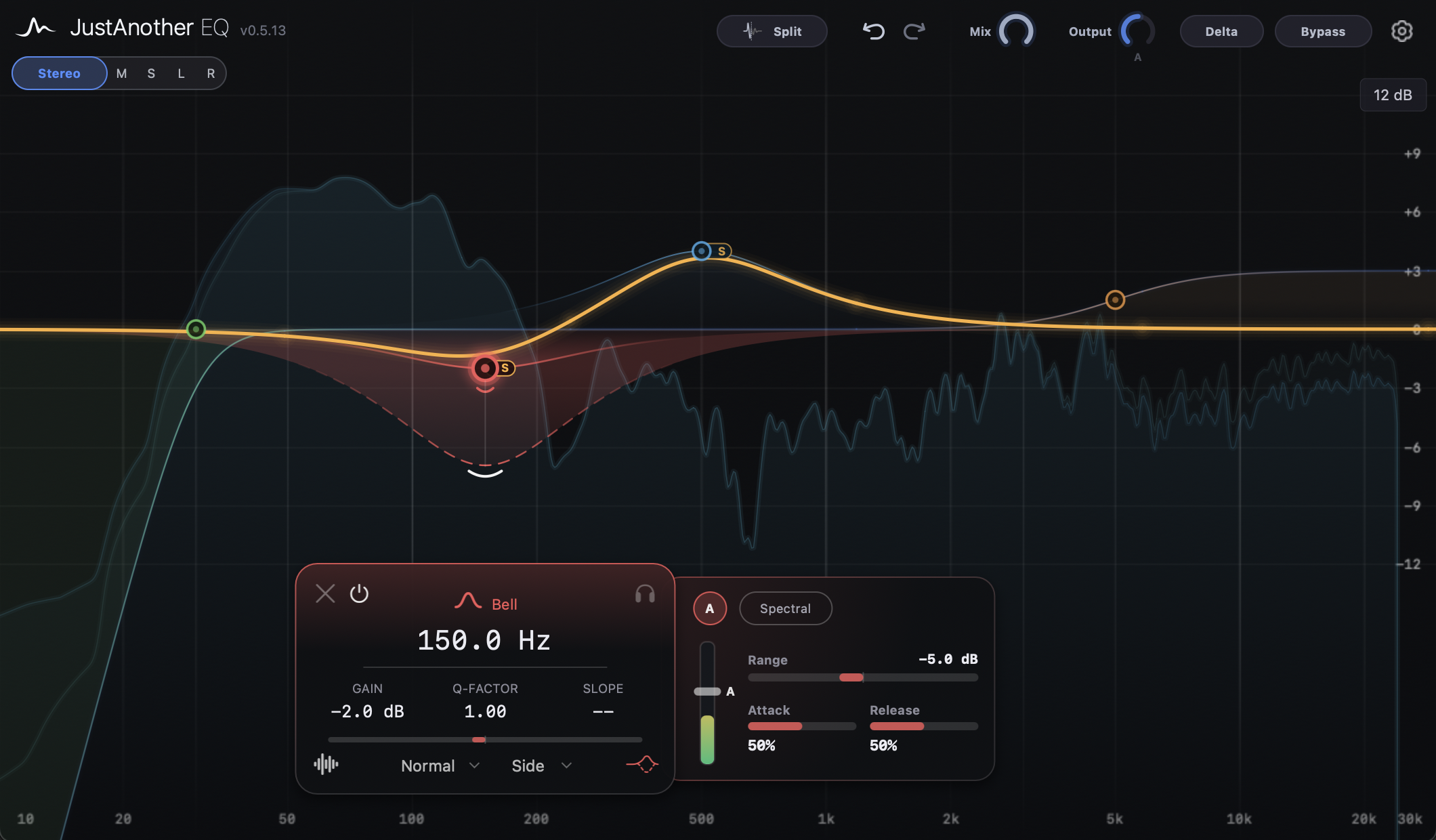 JustAnother EQ plugin interface