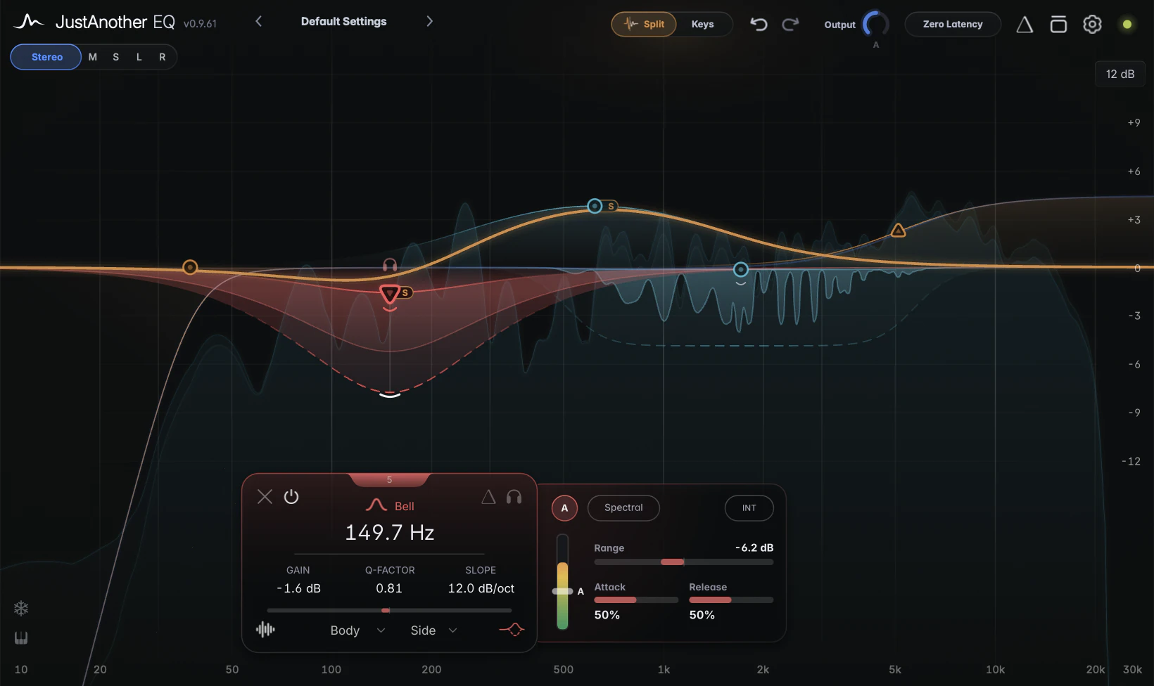 JustAnother EQ plugin interface